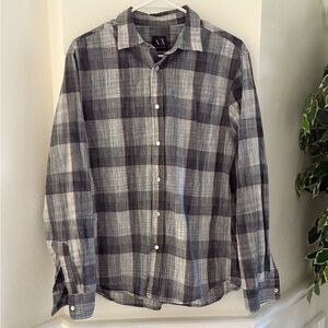 Armani Exchange Plaid Shirt